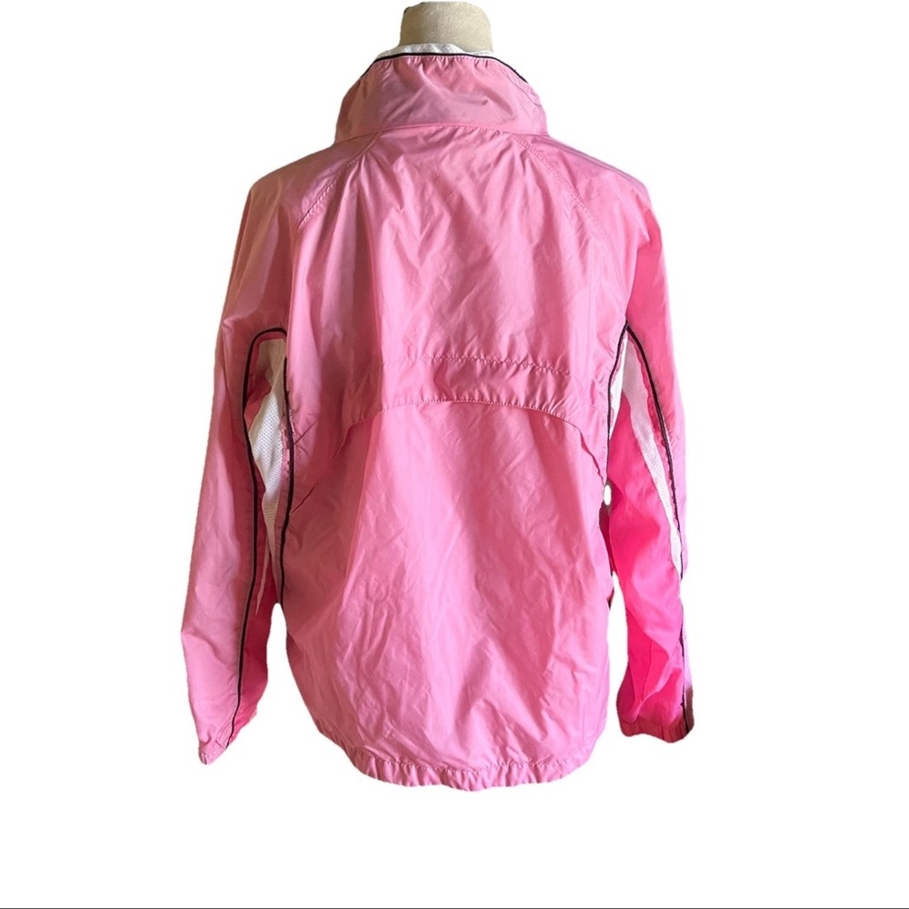 Vintage Wilson women's Pink And White windbreaker L Pickleball Tennis Retro 80’s - Picture 6 of 10
